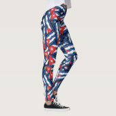 Leggings Motif du drapeau cubain (Droite)