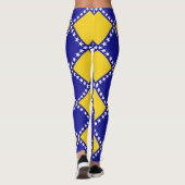Leggings Motif du drapeau de Bosnie (Dos)