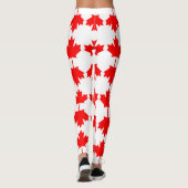 Leggings Motif du drapeau du Canada (Dos)