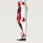 Leggings Motif du drapeau du Canada (Gauche)