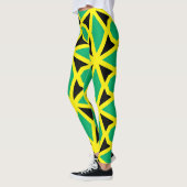 Leggings Motif du drapeau jamaïcain (Gauche)