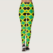 Leggings Motif du drapeau jamaïcain (Dos)