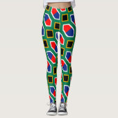 Leggings Motif du drapeau sud-africain (Devant)