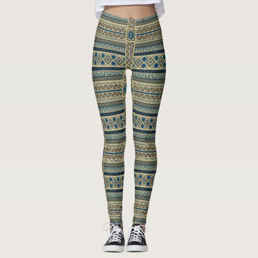 Leggings Motif du Mali africain (Devant)