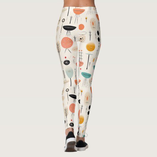 Leggings Motif du milieu du siècle (Dos)