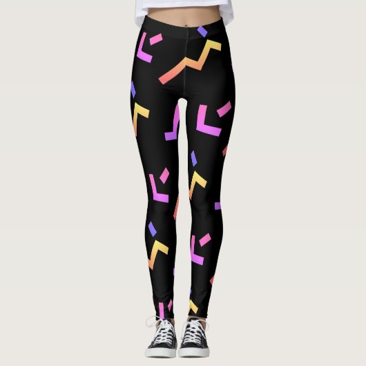 Leggings motif du style 80s sur des leggins (Devant)