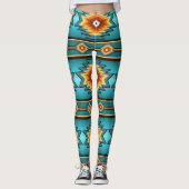 Leggings motif du sud-ouest (Devant)