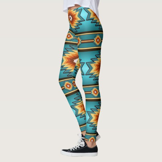 Leggings motif du sud-ouest (Gauche)