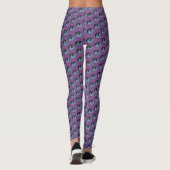 Leggings Motif d'yeux personnalisé (Dos)