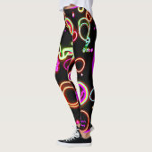 Leggings Motif dynamique Neon Glow (Gauche)