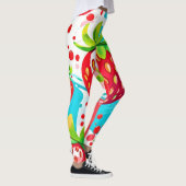 Leggings Motif Éclaboussure de Fraise (Droite)