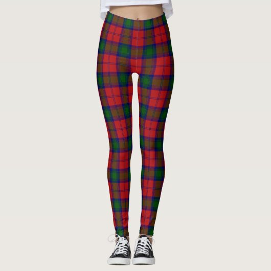 Leggings Motif écossais de kilt de plaid de tartan de (Devant)