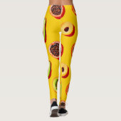 Leggings Motif élégant à base de fruits néons (Dos)