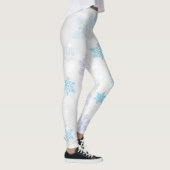Leggings Motif élégant de flocon de neige (Droite)