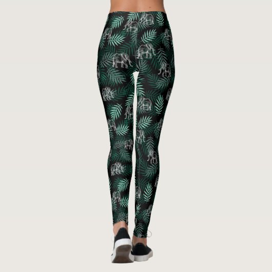 Leggings Motif éléphant (Dos)