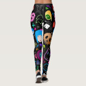 Leggings Motif Emo Halloween (Dos)
