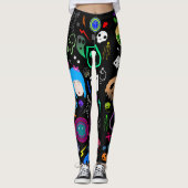 Leggings Motif Emo Halloween (Devant)