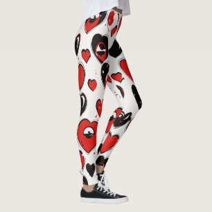 Leggings "Motif Emoji des yeux simples sur le dos"
