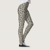 Leggings Motif Empreinte de léopard élégant (Droite)