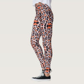 Leggings Motif Empreinte de léopard naturel (Gauche)