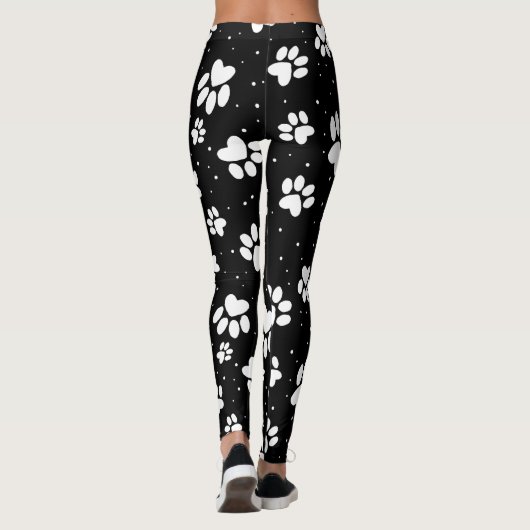 Leggings Motif Empreinte de patte (Dos)
