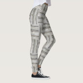 Leggings Motif en bois transparent (Droite)