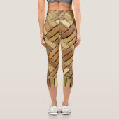 Leggings - Motif en brique jaune (Verso)