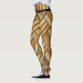 Leggings - Motif en brique tissé (Gauche)