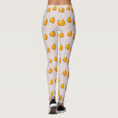 Leggings Motif en chef citrouille orange (Dos)