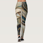 Leggings Motif en marbre (Dos)