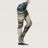 Leggings Motif en marbre (Droite)