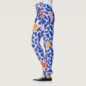 Leggings motif en mosaïque Abstraite (Gauche)