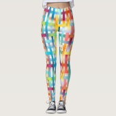 Leggings Motif en panier coloré (Devant)