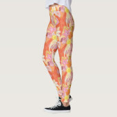 Leggings Motif en pastel de créature de mer (Gauche)