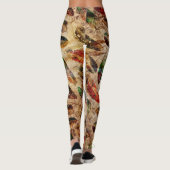 Leggings Motif en plumes de Boho (Dos)