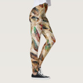 Leggings Motif en plumes de Boho (Droite)