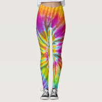 Motif en spirale couleur arc-en-ciel