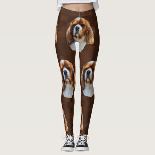 Leggings Motif espagnol du roi Charles Cavalier,