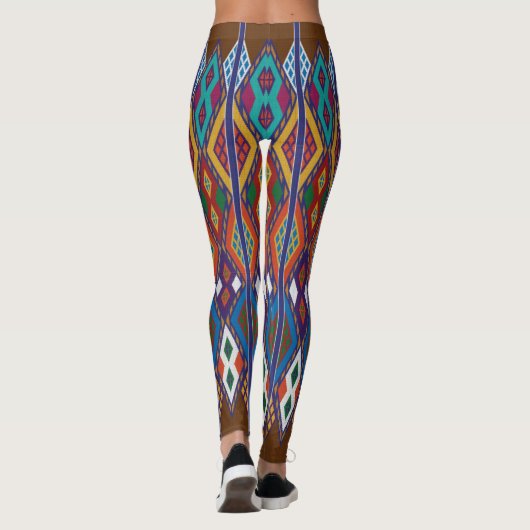 Leggings Motif éthiopien / Tilet (Dos)