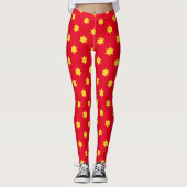 Leggings Motif étoile jaune (Devant)