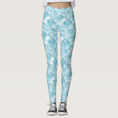 Leggings motif exotique d'océan (Devant)