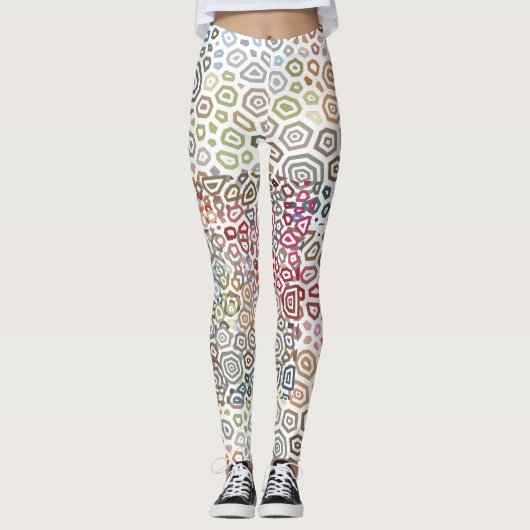Leggings Motif expérimental 6 (Devant)
