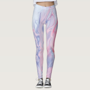 Leggings Motif fantaisiste de fleurs sauvages à l'aquarelle