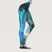 Leggings Motif féerique d'étoile bleue des guêtres W. de (Droite)