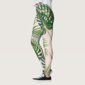 Leggings motif feuille (Gauche)