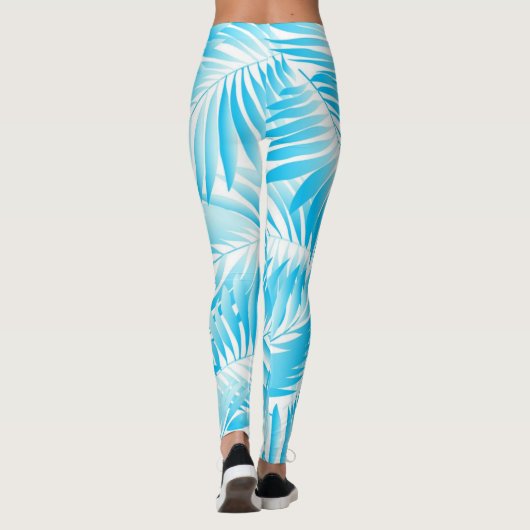 Leggings motif feuille (Dos)