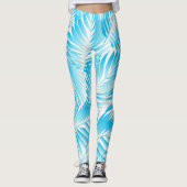 Leggings motif feuille (Devant)