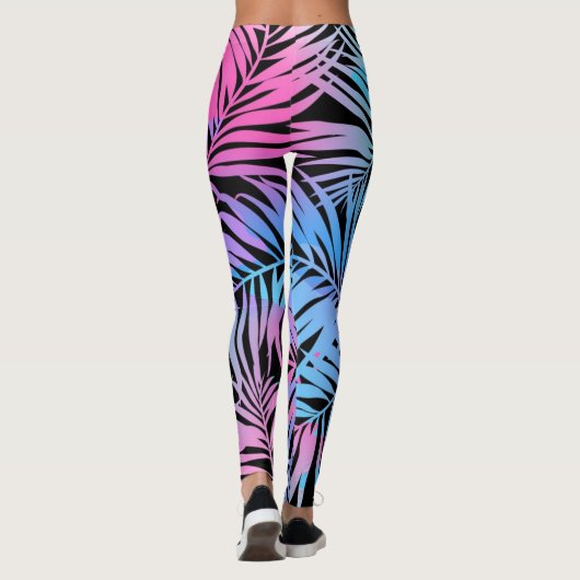Leggings motif feuille (Dos)