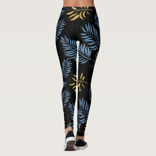 Leggings Motif feuille 17 (Dos)