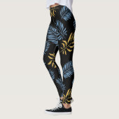 Leggings Motif feuille 17 (Gauche)